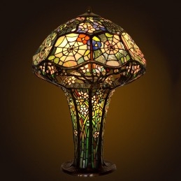 מנורת שולחן זכוכית צבעונית...